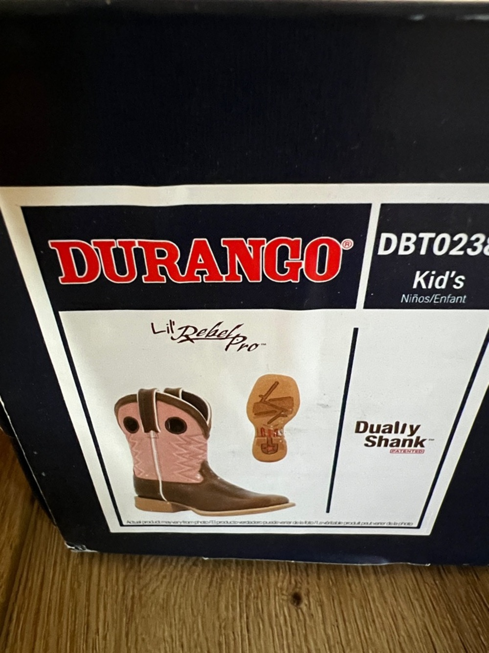 Durango kids western boots- size 3